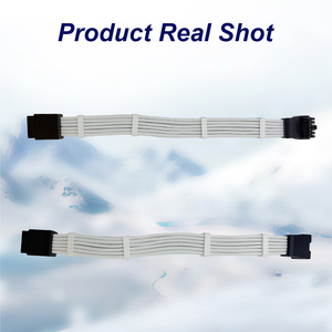KBQ 12+4 Pin PCIE 5.0 Compatible 12VHPWR 16AWG <b>Cable</b> Right-Angle Connectors for GPU RTX 3090Ti 4070Ti 4080 4090 <b>Power</b> Supply - Product Image 5