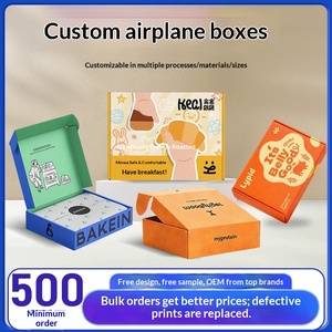 Cajas de Correo Aéreo Impresas Personalizadas con Cartón Corrugado Colorido y Cartón Rígido Blanco para Productos Diarios - Product Image 3
