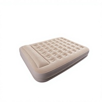 Nouveau lit gonflable simple ou double automatique avec appui-tête, pompe électrique intégrée, revêtement floqué en PVC pour camping en plein air et plage