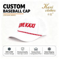 Casquettes de baseball 5 panneaux Snapback Kaxi OEM personnalisées en nylon respirant et imperméable avec dos en maille de haute qualité – Collection 2026