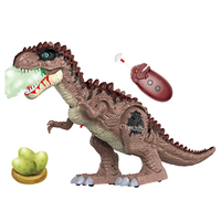 Sıcak satış uzaktan kumanda dinozor oyuncaklar t-rex elektronik RC yürüyüş Robot dinozor çocuklar için sprey ile