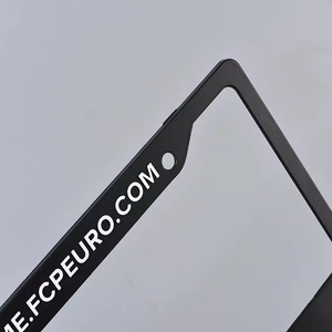 Logo personnalisé universel en plastique ABS cadre de <span class=keywords><strong>plaque</strong></span> d'<span class=keywords><strong>immatriculation</strong></span> de voiture porte-numéro de voiture - Product Image 5