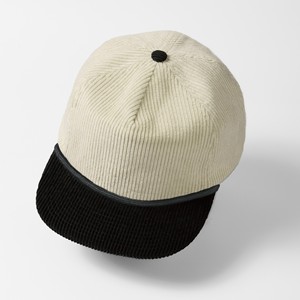 Ready Stock Retro 5 Panels <b>Corduroy</b> Soft Top Flat Brim <b>Hat</b> Hot Sales <b>Corduroy</b> Snapback Cap - Product Image 2