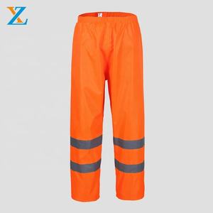 Conjunto de ropa reflectante para montar en motocicleta, impermeable, de seguridad, chaqueta a prueba de viento, pantalones, traje de patrulla de carretera - Product Image 4