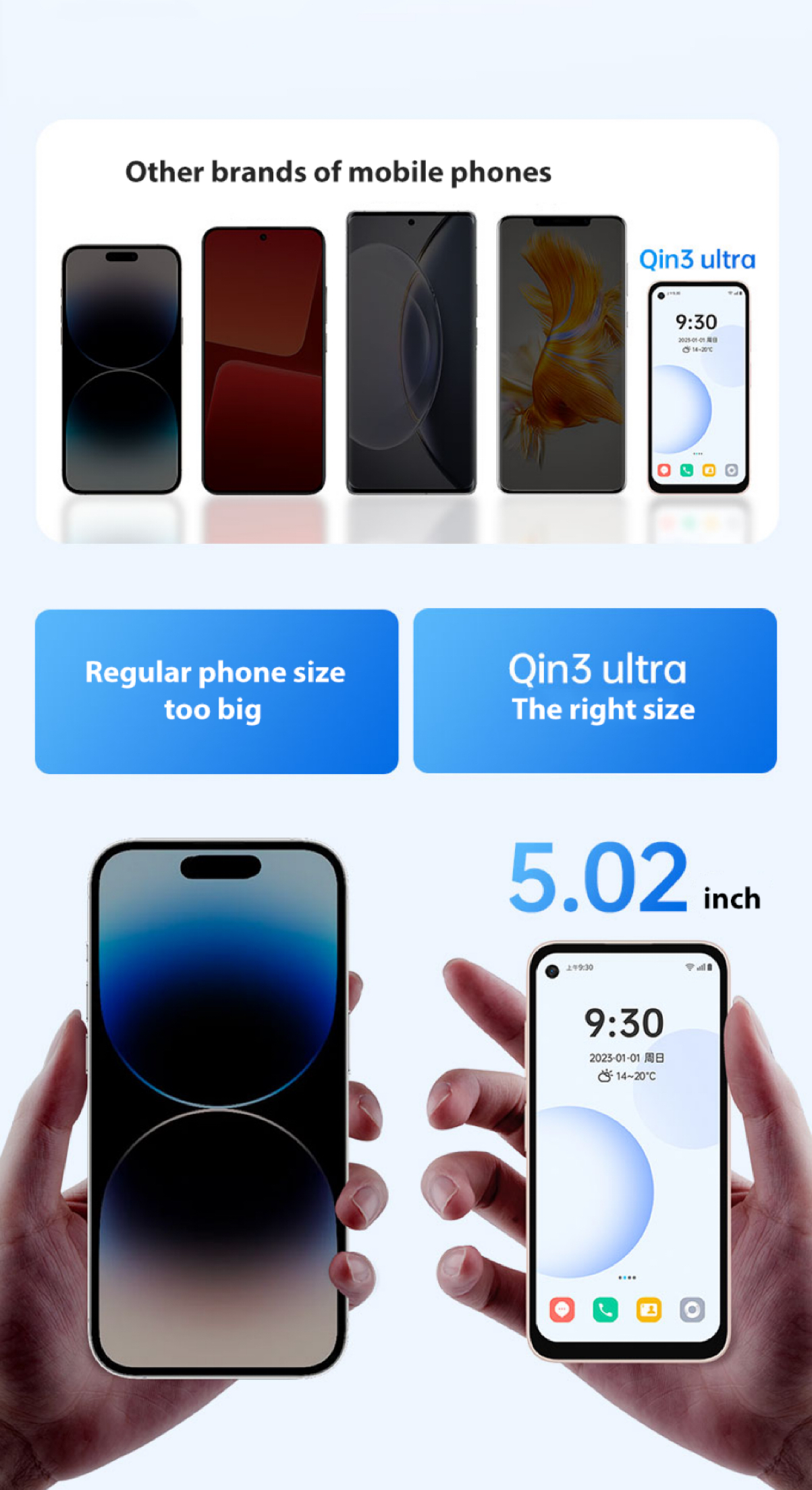 Qin 3 Ultra Google Version - Android 12 Smartphone, 8GB RAM, 256GB Qin 3 Ultra Google Version - Android 12 Smartphone, 8GB RAM, 256GB