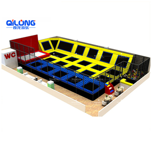 Sécurité Coloré <span class=keywords><strong>4</strong></span> <span class=keywords><strong>Personnes</strong></span> Extrêmes <span class=keywords><strong>Trampoline</strong></span> 3 Étages Aire De Jeux Intérieure 12Ft Parc de <span class=keywords><strong>Trampoline</strong></span> - Product Image 1