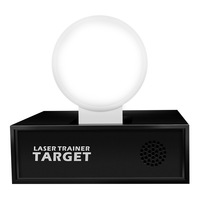 Cible de tir laser électronique Luger, cible d'entraînement laser réactive avec son et lumière pour la pratique