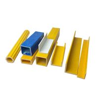 Perfil Estructural de Fibra de Vidrio FRP, Perfiles FRP para Estructuras de Tratamiento de Aguas Residuales, Suministro Directo