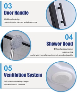 Phòng tắm tích hợp phòng tắm đơn giản Hàng Châu hổ phách thương mại co., LTD Chiều dài 1.4 mét chiều rộng 1.0 mét chiều cao 2.10 mét - Product Image 6