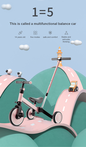 Triciclo Infantil Funcional Loopingfun OEM ODM, Triciclo Suave para Niños, Triciclo Deportivo de Plástico, Bicicleta de Equilibrio para Niños 3 en 1 - Product Image 2