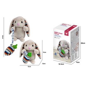 Juguete Musical con Cuerda, Sin Baterías, Ecológico, Caja Musical Creativa de Oso Tejido, Juguetes Colgantes para Cuna, Venta al por Mayor OEM - Product Image 4