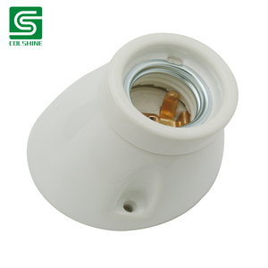 Support de lampe vintage E27 pour plafond ou mur, support de lampe décoratif en céramique - Product Image 3