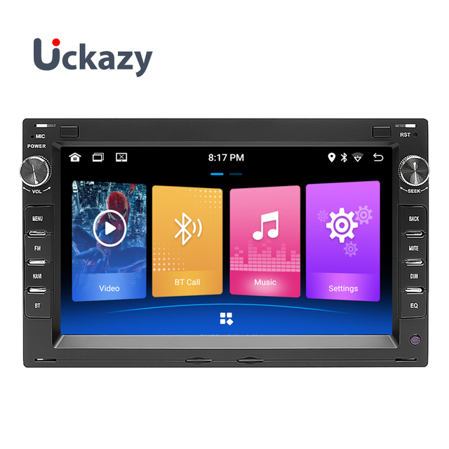64GB 2DIN Android 14 Car Multimedia Player DSP OBD2 Built-in GPS VW Passat B5-MK5 Sharan Jetta Bora Polo TPMS FM Amplifier