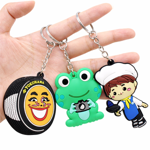 High Quality Personalized Silicone Rubber Keyring <b>Custom</b> Cartoon Freedom Style 3D Kawaii Soft Pvc <b>Keychain</b> For Promotion - Product Image 1