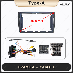 Aijia Oferta Especial Marco Estéreo para Radio de Coche de 9 Pulgadas para <span class=keywords><strong>SEAT</strong></span> <span class=keywords><strong>IBIZA</strong></span> 2016-2017 Unidad Principal 2DIN Modificación de Tablero Pantalla BT Carplay - Product Image 3