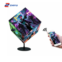 Schermo a cubo a LED a cinque lati per interni,