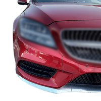 Autocollant de calandre de voiture en ABS noir mat adapté à Mercedes-Benz C218 CLS260 300 2015-2017