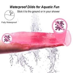女性のためのシリコンディルド巨大なリアルな女の子のオナニーペニス大人のおもちゃ - Product Image 4