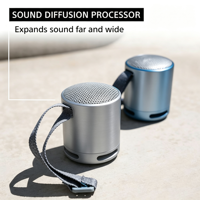 Haut-parleur audio sans fil portable d'extérieur étanche OEM/ODM d'usine pour V5.3 5W avec subwoofer, forme personnalisée, logo et prise en charge de l'application