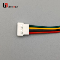 Konektor Kabel Kawat Oem Jst Xh2.54 2/3/4/5/6 Pin Pitch 2.54mm, Kabel Pengisi Daya Baterai Xh Plug Male & Female, Panjang 200mm 2 Buah
