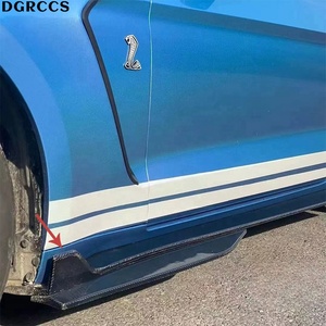 สเกิร์ตข้างคาร์บอนไฟเบอร์แท้สำหรับรถ GT500 รุ่นดับเบิ้ลดอร์คูเป้ พร้อมสเกิร์ตข้างและปีกข้าง - Product Image 5