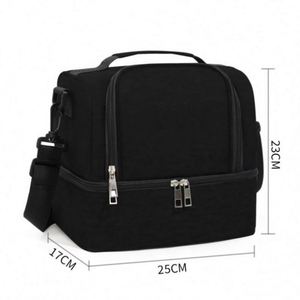 Sac isotherme double couche en tissu épais avec feuille d'aluminium pour le stockage de biberons de lait maternel en extérieur - Product Image 2
