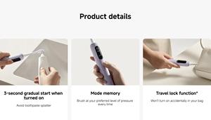 Cepillo <span class=keywords><strong>de</strong></span> Dientes Eléctrico Xiaomi Oscillation Pro, Cuatro Modos, Cepillado Inteligente, Batería <span class=keywords><strong>de</strong></span> Larga Duración, Limpiador Dental Eléctrico - Product Image 6