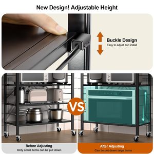 <span class=keywords><strong>Scaffale</strong></span> Pieghevole Moderno per Casa, 5 Ripiani, Metallo Leggero con Protezione Anticorrosione, Espositore - Product Image 3