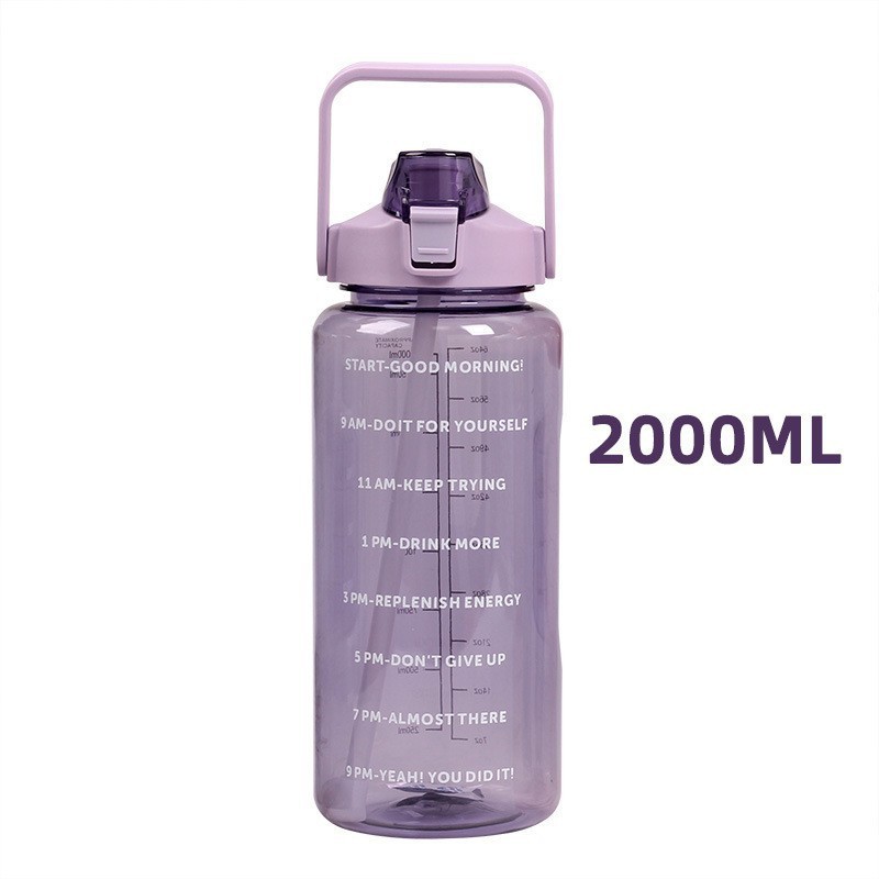 Transparent purple 2000ml (including standard stickers)