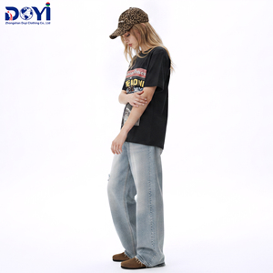 Camiseta de Manga Corta con Estampado Vintage de la <span class=keywords><strong>Serie</strong></span> de Películas Clásicas de los 90, DUYI Home <span class=keywords><strong>Alone</strong></span>, Unisex, Tejido Grueso de 300 g/m², Estilo Holgado - Product Image 4