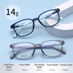 Bán Buôn Tr90 Silicone Khung Quang Học Cho Trẻ Em Siêu Ánh Sáng Mới Phong Cách Máy Tính Kính Thời Trang Cận Thị Kính - Product Image 2