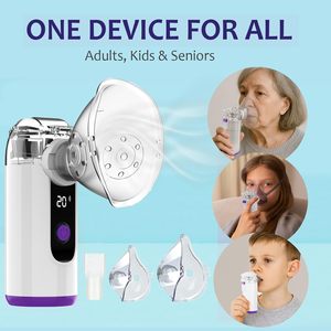 Nouvelles fonctionnalités Digital Mesh Nebulizador inhalateur médical inhalateur <span class=keywords><strong>nébuliseur</strong></span> portable ultra-silencieux pour adultes et enfants - Product Image 3