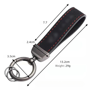 Hot Bán Biểu Tượng Tùy Chỉnh Mặt Dây Chuyền Keychain Cảm Biến Tiên Tiến Lông Màu Đen Chủ Chìa Khóa Cho Xe Ô Tô Điện Xe Ô Tô Cổ Điển Kim Loại Keyring Đen - Product Image 6