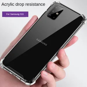 Оптовые продажи s5 панель телефона-1,0 мм тонкий акриловый для Samsung S3 S4 S5 S6 S7 S10 S20ultra Чехол для мобильного телефона Note2 3 4 5 8 9 10Pro Прозрачный чехол для телефона