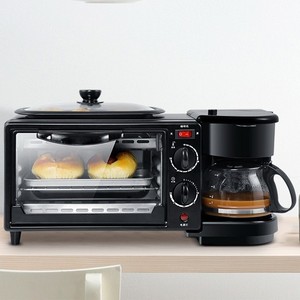 Wholesale 3-in-1 Multifunctional Breakfast Machine Oven for Roasting Frying Meat Steaming US Plug Box Household Brea - Product Image 1