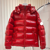 Nouvelle collection Printemps/Été 2025 : Doudoune courte classique en duvet d'oie (90 % duvet) avec fermeture éclair, imperméable et antibactérienne