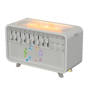 Machine à sons pour le sommeil connectée avec diffuseur d'air, humidificateur, haut-parleur, veilleuse et diffuseur d'huiles essentielles pour la chambre - Product Image 1