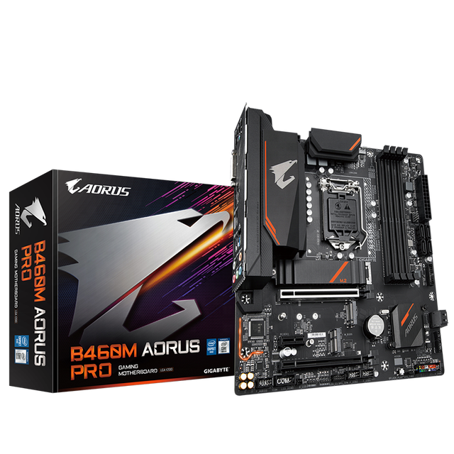 3-Year Warranty Motherboard for Gigabyte B460M-AORUS PRO Desktop Double DDR4 Memory Channel with Integrated Graphics Card
