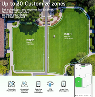Tondeuse à gazon intelligente Bestmow Titan 100 avec caméra intelligente et application alimentée par l'IA, cartographie et recharge entièrement automatiques
