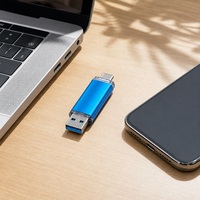 Clé USB A et Type C en métal pour téléphone, tablette, ordinateur portable, logo personnalisé