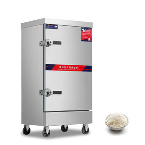 YITIAN Machine commerciale à vapeur de riz à gaz à 12 plateaux en acier inoxydable chariot de banquet avec buffet chauffé pour la restauration à la vapeur - Product Image 1