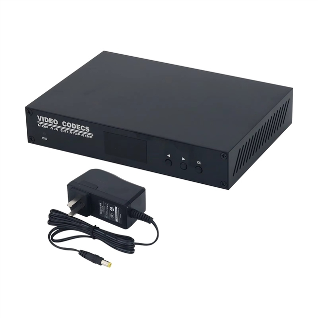 GGDX ENC4S 3G-SDI 4-Channel SDI Encoder 4K Decoder H.265/264 NDI SRT RTMP for Livestreaming