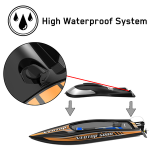 Haute Vitesse Brushless RC Jet Boat ABS 2.4Ghz Étanche Racing Télécommande Rapide <span class=keywords><strong>Yacht</strong></span> Modèle bateau ARTR - Product Image 3