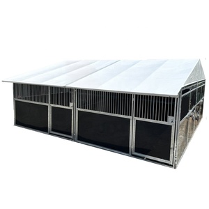 Çatı geçici mobil geçici mobil at istikrarlı ile HDPE taşınabilir açık at istikrarlı çelik at durak - Product Image 1