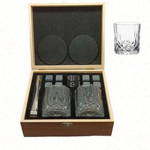 Set de Regalo de Piedras de Hielo para Whisky y Decantador de Vidrio, Personalizado con Logotipo, Materiales de Piedra y Vidrio, Superventas - Product Image 1