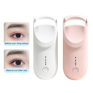 Mini Portable Heated Eyelash Curler USB Rechargeable Intelligent Heating Electric <b>Make</b>-<b>Up</b> Tool <b>Clip</b> GZ RTS Bulk Mixed Order - Product Image 2
