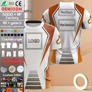 Camisetas Deportivas para Maratones, Sublimadas, de Secado Rápido, Transpirables, con Impresión de Logotipo - Product Image 1