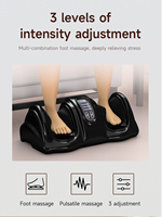 Masseur de pieds et mollets Shiatsu avec fonction chauffante, plusieurs modes de pétrissage et de roulement, masseur de pieds électrique pour usage domestique
