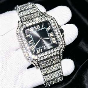 Reloj de Cuarzo de Lujo con Diamantes, Estilo Clásico de Negocios, Esfera Transparente, Reloj de Pulsera con Moissanita, Éxito de Ventas 2026 - Product Image 4