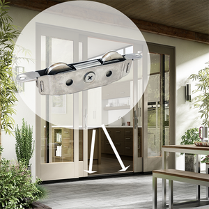 स्लाइडिंग गेट व्हील पैटियो डोर रोलर डबल ग्लास दरवाजा फुली भारी ड्यूटी स्लाइडिंग दरवाजा व्हील - Product Image 4